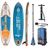 SKIFFO SUN CRUISE: tavola gonfiabile SUP (Stand Up Paddle) da 11,2 pollici, ideale per il surf e il paddleboarding. Dimensioni: 340 x 84 cm