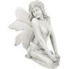 Design Toscano PD1549 Scultura di Fate Il Giardino Incantato, Colleen, off Bianco