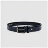 Amirante Antica Sartoria Napoletana Cintura uomo in pelle di agnello liscia 3 cm con fibbia classica