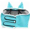 Jinhxofs Maschera Anti-Ditteri Cavallo Design Occhi Aperti Maschera Cavallo Rete Paraorecchie Attrezzatura Equina, Blu, L