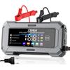 TANYO 12V Caricabatterie per Auto Intelligente Caricabatterie per Moto con Display LCD