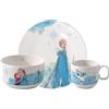 Villeroy & Boch - Disney Frozen set di stoviglie per bambini, 3 pezzi, lavabile in lavastoviglie, utilizzabile nel microonde, stoviglie per bambini, porcellana Premium
