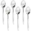 Set 6 Cucchiaini Moka Stretch Brandani in Acciaio Inox 18/0