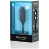 B-Vibe Snug Plug 2 Spina vibrante Nero Taglia unica