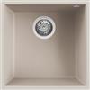 Elleci Lavello Bianco Soft in Granitek 1 vasca 44x44cm sottotop | Elleci Quadra 102 LGQ10239BSO