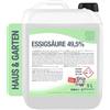 MAXXI CLEAN | 5 l di acido acetico 49,5% | ideale come detergente e decalcificante | per casa e giardino | Acido acetico di alta qualità - Made in Germany