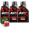 Motul Kit Tagliando Olio Motul 300V 5W40 + Filtro Per Kawasaki Z550 GT550�1983>1986