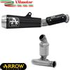 Arrow KTM 890 Duke R 2020 Terminale Per Moto Pro-Race Acciaio Nero Con Raccordo