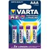 Varta Professionale Micro AAA al litio in confezione da 4 pezzi "