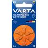 Varta Apparecchio acustico 13, confezione blister da 6 pezzi Batterie per apparecchi acustici"