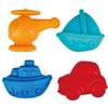 Hape Set Formine da Sabbia, Stampi per Veicoli, Giocattoli da Spiaggia e da Giardino, per Bambini dai 18 Mesi in su