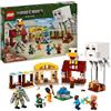 LEGO Minecraft Attacco al Villaggio del Ghast-Pallone - Giocattolo con Casa di Steve, 4 Minifigure, Golem di Ferro e Funzione Fontana Esplosiva - Regalo per Gamer, Bambini e Bambine da 10 Anni - 21273