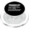 Drummer Gift Drumming Gifts & Drum Set S Divertente Drumming Art per uomo e donna Drumline Drum Set batterista PopSockets PopGrip per MagSafe