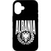 Magliette dell'Albania & Co. Custodia per iPhone 16 ALBANIA - Stemma della bandiera albanese