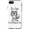 Funny Meme Shirts and Gifts for Men Wome Custodia per iPhone SE (2020) / 7/8 Va bene, sto bene, va tutto bene, divertente cane da pastore delle Shetland