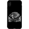Jimbeels Custodia per iPhone XS Max Tilapia Line Art Acquariofilo