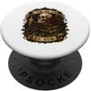 Gothic Book Clubs Ti giuro che giuro che giuriamo un lettore di romanzi con teschio libroso PopSockets PopGrip Adesivo