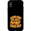 Suns Out Guns Out Gym Lifting Summer Fle Custodia per iPhone X/XS Suns Out Guns Out Gym Lift Summer Flex