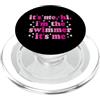 It's Me Hi I'm The Swimmer It's Me Shirt It's Me Hi I'm The Swimmer It's Me Beach Summer Vacation PopSockets PopGrip per MagSafe