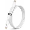 VELAMP EGP700-5 - Cavo USB Type-C Lightning, Cavo Ricarica Rapida Type C PD (Power Delivery) Compatibile con iPhone 5-14 e iPad - Cavetto USB-C 27W a Lightning, 1M, Resistente e Veloce 480Mbps, Bianco