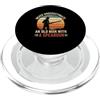 Spearfishing Gifts Mai sottovalutare un vecchio con un fucile fucile PopSockets PopGrip per MagSafe