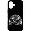Jimbeels Custodia per iPhone 16 Tilapia Line Art Acquariofilo