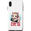 Gamer Girl Sprüche Motive Outfits Custodia per iPhone XS Max Gamer Girl Cute Cat Gaming 25° compleanno frase