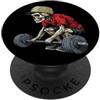Fitness Animals Trainer Teschio PopSockets PopGrip Adesivo