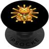 Japanese Lucky Cat Maneki Neko Kawaii Fo Maneki Neko - Simbolo portafortuna giapponese Koban PopSockets PopGrip Adesivo
