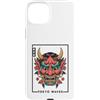 Hannya Oni By Tokyo-Waves Custodia per iPhone 15 Plus Yokai Oni Maschera Diavolo Giapponese Demone Tattoo Oni Mask