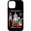 Darling Dogz Custodia per iPhone 12 mini Americano Born Bulgaro Roots Nero Da Donna Africano