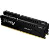 Kingston Fury Beast (2 x 8GB, 6000 MHz, RAM DDR5, DIMM), Memoria RAM, Nero