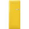 SMEG FRIGO MONOPORTA SMEG FAB28LYW6, Capacità netta totale 270 l, Rumorosità: 35 dB(A), Dimensioni: L 60,1 cm A 150 P 76,8 cm, Giallo, Classe C