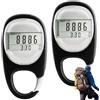 GOMETY Hh188 2 Pezzi Pedometro 3D con Clip, Contapassi Digitale Portatile, Contapassi Preciso Senza App e Telefono Cellulare, Cube, Calorie Bruciate, Perfetto per Camminare, Corsa