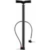 QSTDGVPW Pompa Manuale Bicicletta Gonfiaggio Pneumatico Precisione Versatilità Accessori Acciaio Inossidabile Ugello Pressione Elevata Manometro Integrato Adatto per Biciclette Viaggi, Nero, Lungo