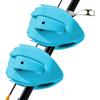 Generisch Clip per canna da pesca, coppia di clip per canna da pesca, supporto antiscivolo, pratico supporto portatile, attrezzatura da pesca all'aperto per uomini, barca, veicolo, casa