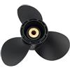 QWZOZST 58100-91D00-019 Elica 9 1/4x8 Adatta per fuoribordo Suzuki DF9.9A DF8A DT15C DF15. DT15DT9. Scanalatura a 10 Denti Destra