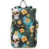 WDdZzyy Zaino da tennis e badminton, grande, robusto, per racchette da tennis, da uomo, donna, sport, fiori tropicali, teschi, estate