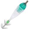 Generic Gancio per Calamari Esca Leggera Ombrello a Doppio Strato Design con Gancio Esca da Pesca a LED Verde con di Tenuta a 3 Strati per Pesca Notturna Barca D' Lago Fiume Lampada