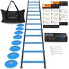 MANTRA SPORTS Cinesini per Allenamento Calcio con Accessori Calcio, Scaletta Allenamento Calcio con Coni Allenamento, Kit Calcio Ostacoli Kit Allenamento Calcio Accessori