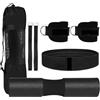 Generic Protezione barra per squat | Cuscino per barra da ginnastica - Set di cuscinetti per manubri assorbenti per sollevamento , ginnastica e hip thrusts