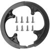 Generic Protezione for Corona for Bici, Anello di Protezione for Catena 42T Universale MTB Ciclismo all'aperto for guarniture for pignoni for Bicicletta (Nero)