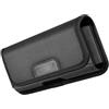 Housoutil Borsello Porta Cellulare in Nylon Nero Scomparti per Carte e Resistenza All'acqua, Compatibile Smartphone da 6.1 a 6.8 Pollici per Uso Quotidiano e Viaggi Outdoor