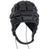 Wswqop Casco Protettivo Bambini con Imbottitura EVA Equipaggiamento Sportivo Antiurto Copricapo Bici Design Leggero Adatto per Allenamento Calcio Rugby Ciclismo Attività Outdoor, Nero, Adulti