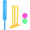 LICAEVEY Set da Cricket per Bambini, Gioco Interattivo con Mazza e Palla, Kit per Principianti per Cortile, Spiaggia, Parco Giochi all'aperto, Allenamento per la Coordinazione Occhio-Mano per i