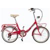 Cicli Cascella BICI BICICLETTA 20 CASCELLA CANDY PIEGHEVOLE CAMBIO 6V (Rosso)