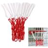 KHBUAB Rete da Basket in Nylon 2 Pezzi per Canestro Standard 12, Resistente All'usura per Tutte le Stagioni, Adatta a Campi da Basket Pubblici Indoor