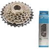 windmeile | Set catena CN-HG40 e corona a vite MF-TZ500 6 scomparti per Shimano, ruota libera a 14 - 28 denti, bicicletta elettrica, pedelec