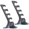 HavenlyCove 2 pezzi porta canna da pesca con grandi ventose per montaggio sul finestrino dell'auto direzione regolabile per efficienza dello spazio