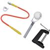 EasyByMall Tavolo Tennis Trainer Robot, Macchina di Formazione Morsetto Tavolo con Rimbalzo Rapido Fisso, 47 centimetri PVC+Metallo per Attrezzature di Pratica di Pong